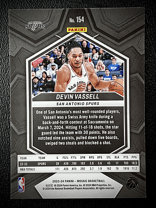 Devin Vassell-base card