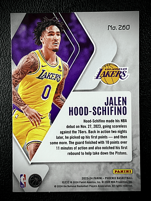 Jalen Hood-Schifino-parallel rookie card