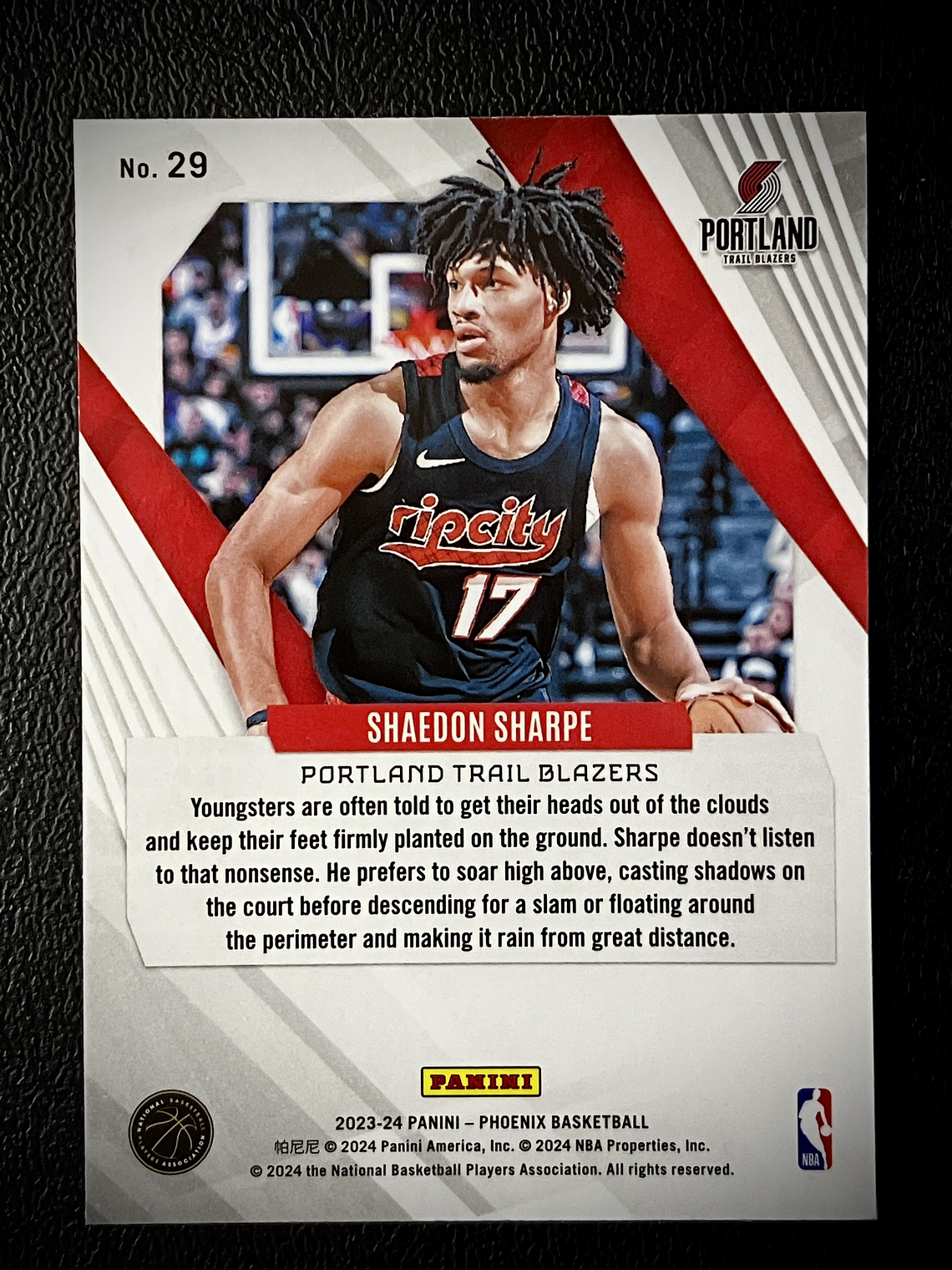 Shaedon Sharpe Sport Card  2