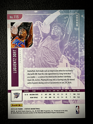 Luguentz Dort Sport Card 