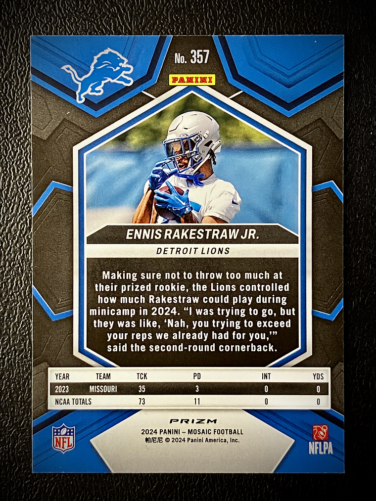 Ennis Rakestraw Jr. Sport Card  2