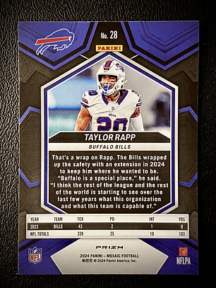 Taylor Rapp Sport Card 