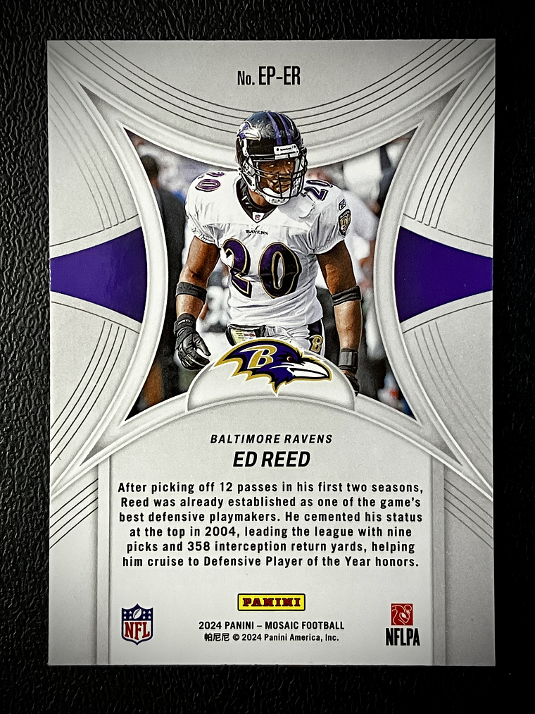 Ed Reed Sport Card  2