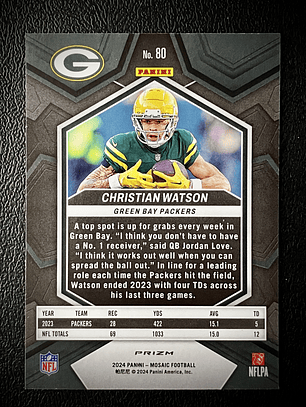 Christian Watson Sport Card 