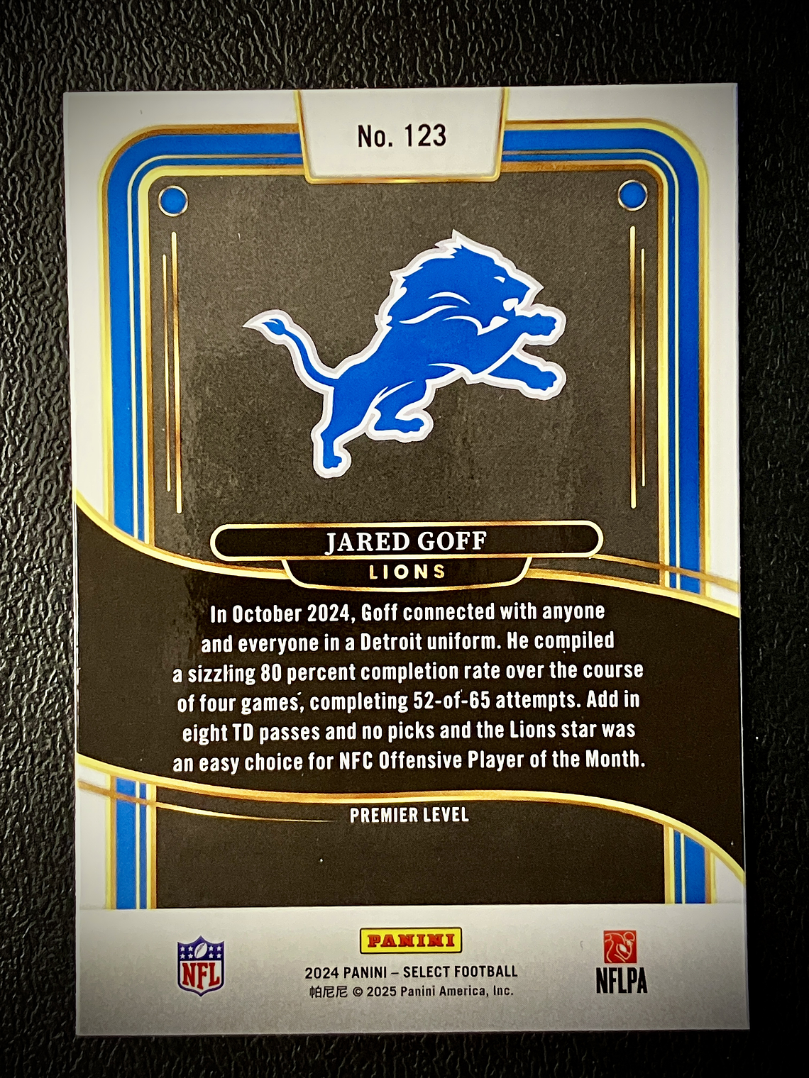 Jared Goff Sport Card  2