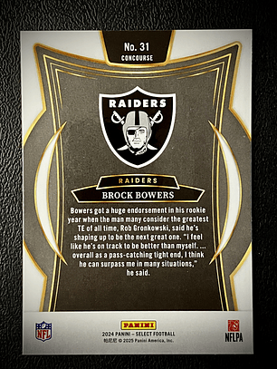 Brock Bowers Rookie Card