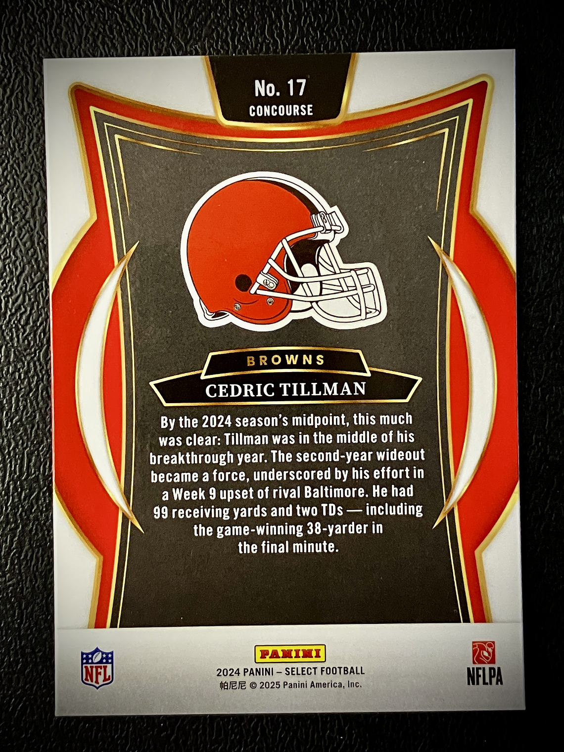 Cedric Tillman Sport Card  2