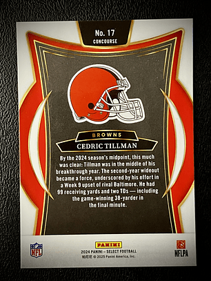 Cedric Tillman Sport Card 