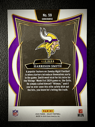 Harrison Smith Sport Card 