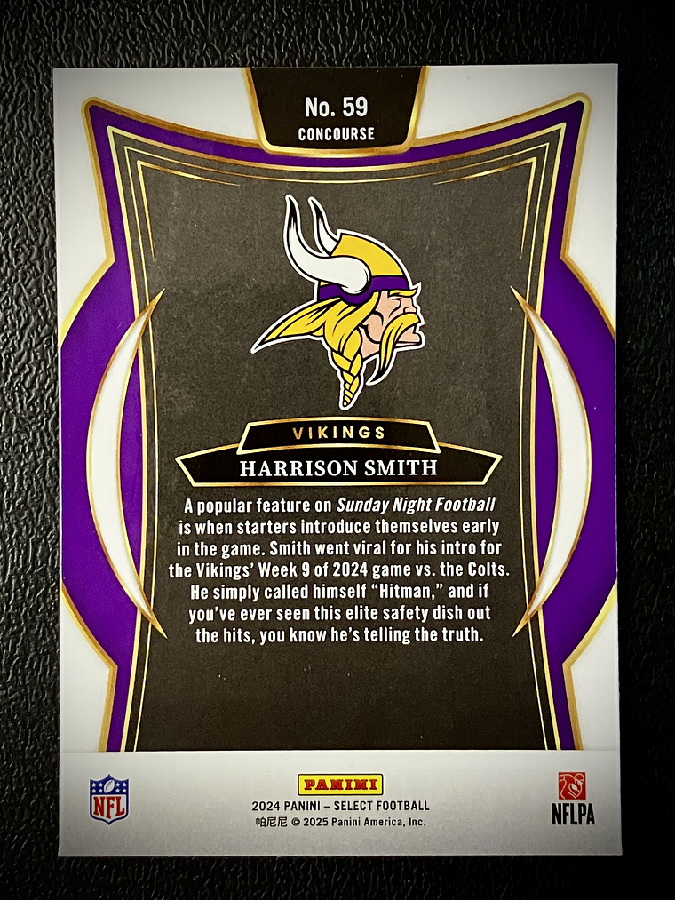 Harrison Smith Sport Card  2