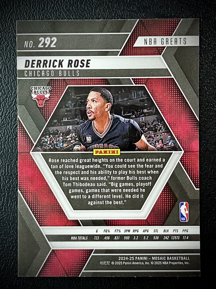 Derrick Rose Sport Card  2