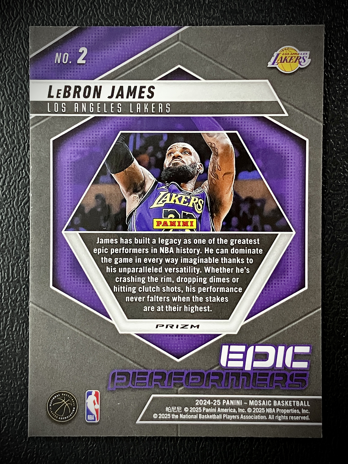 LeBron James Insert Card 2
