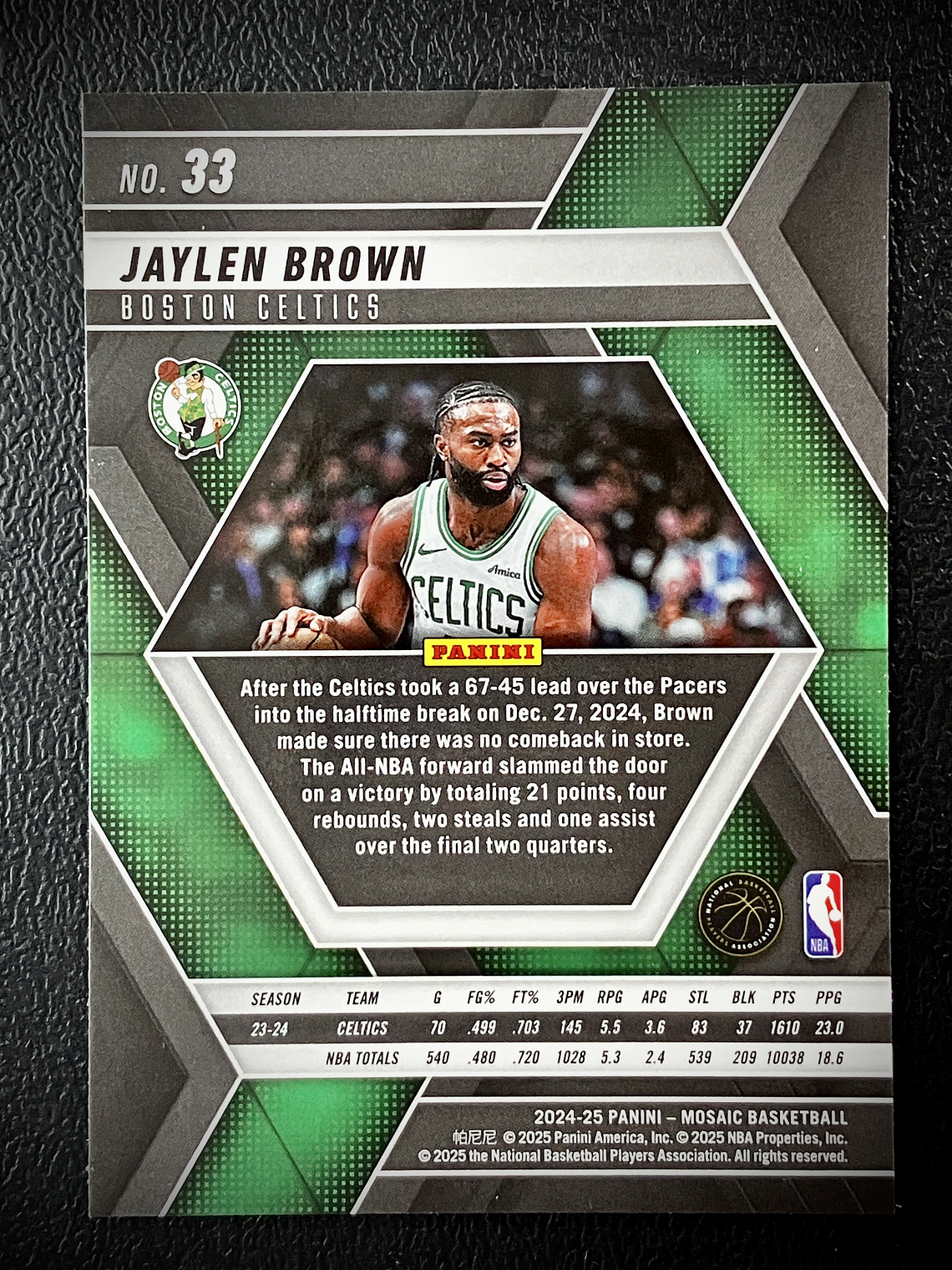 Jaylen Brown Sport Card  2