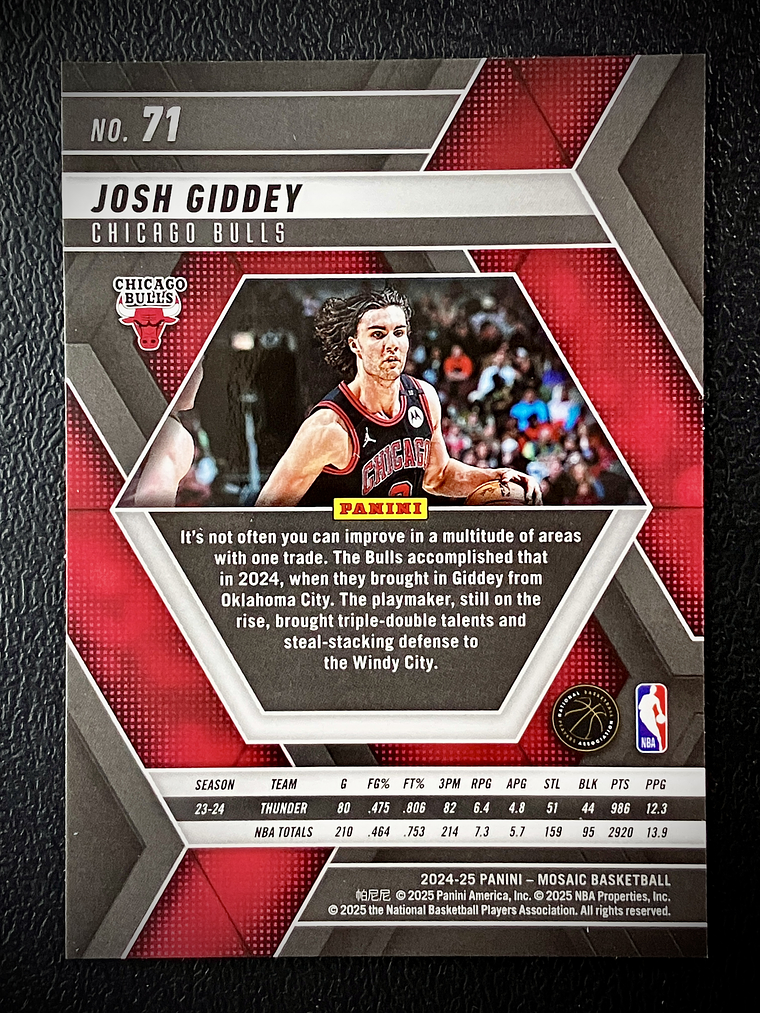 Josh Giddey Sport Card  2