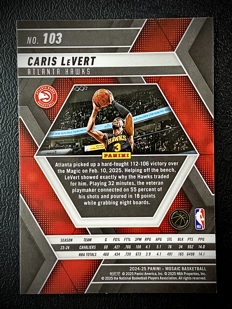 Caris LeVert Sport Card  2