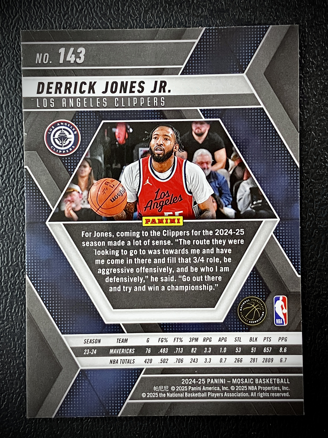Derrick Jones Jr. Sport Card  2