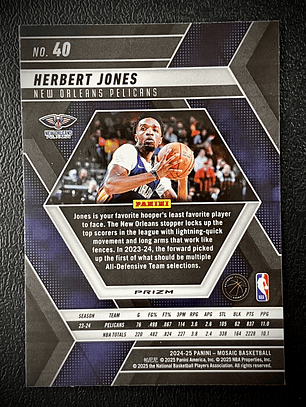 Herbert Jones Parallel Card