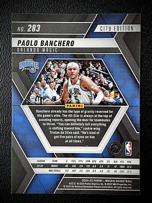 Paolo Banchero Sport Card 