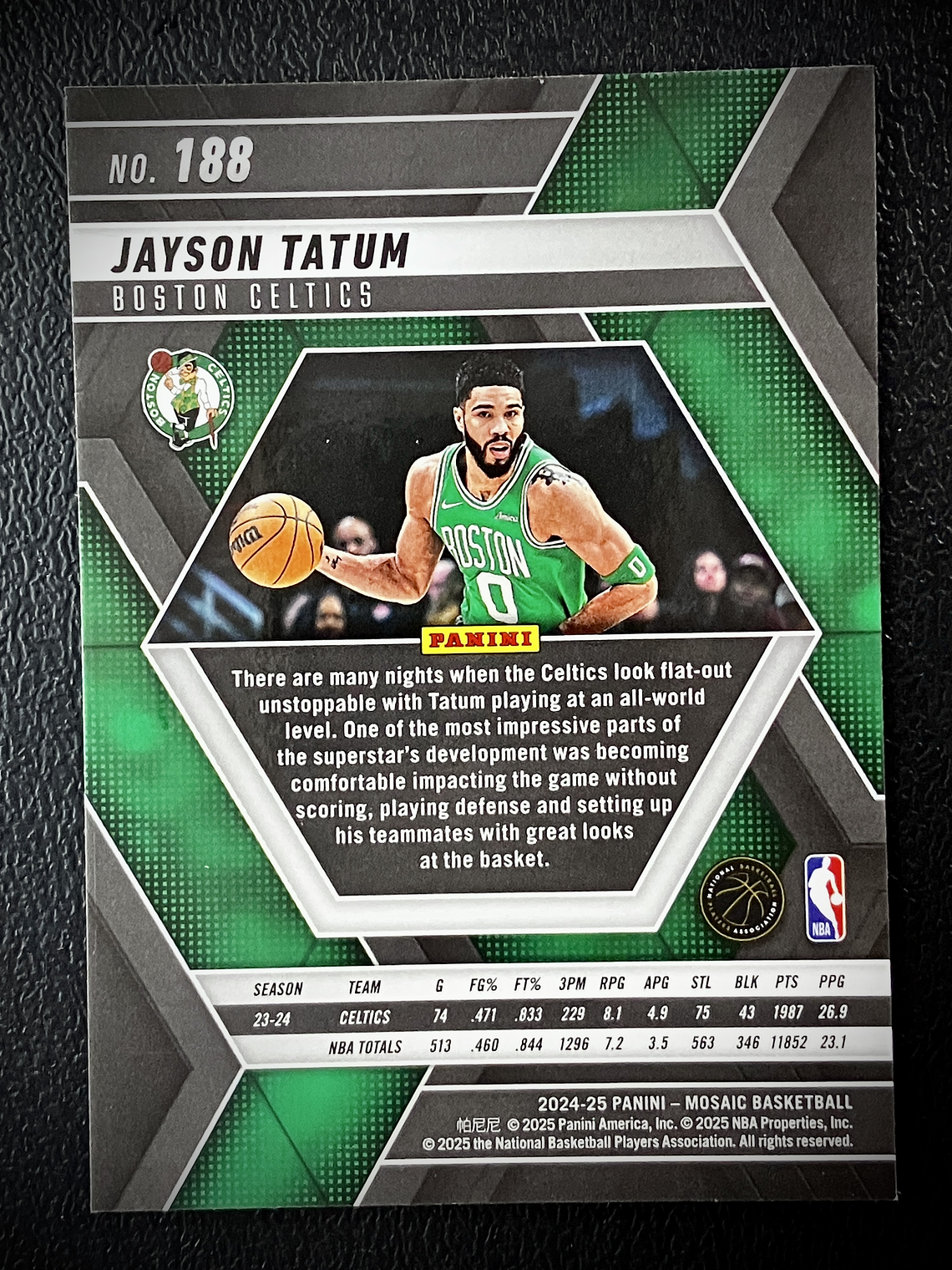 Jayson Tatum Base Card 2