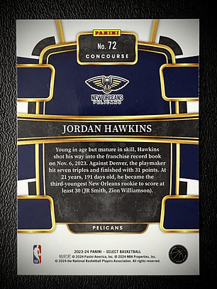 Jordan Hawkins Rookie Card 