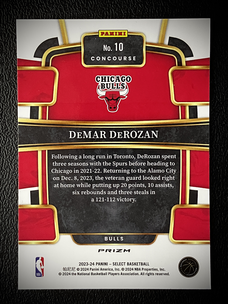 DeMar DeRozan Parallel Card 2