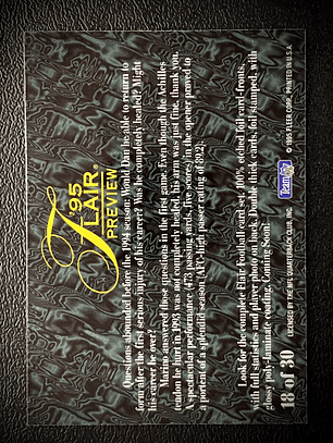 Dan Marino Base Card