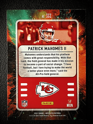  Patrick Mahomes II Insert Card