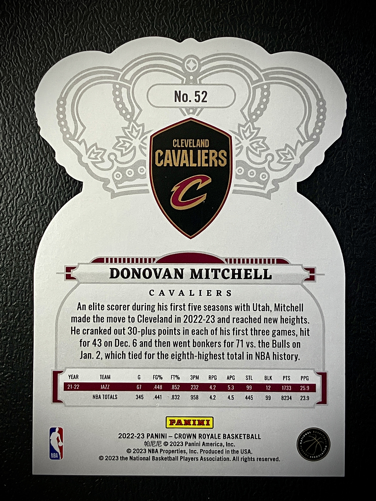 Donovan Mitchell Parallel Card 2