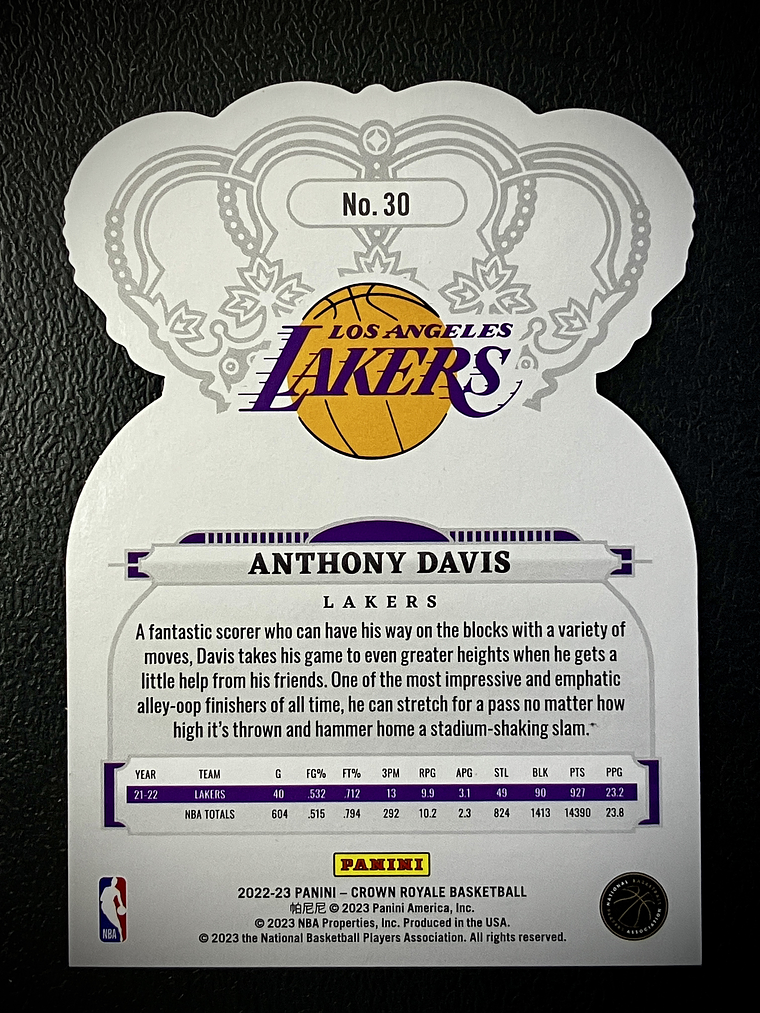  Anthony Davis Parallel Card 2