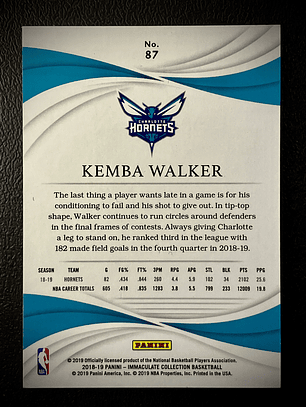 Kemba Walker Parallel Card/35