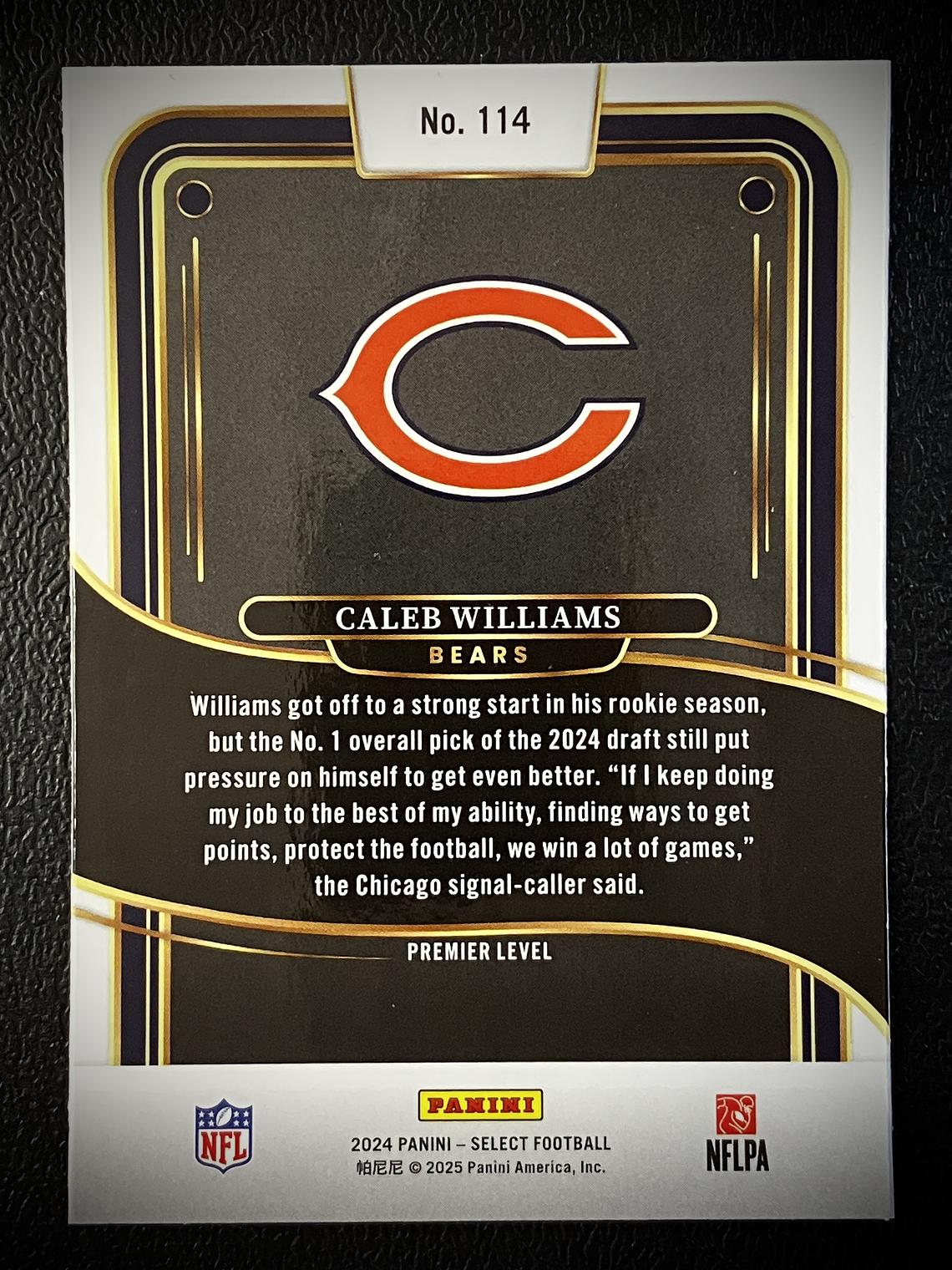 Caleb Williams Rookie Card  2