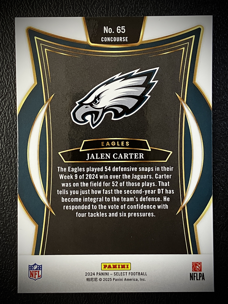 Jalen Carter Base Card 2