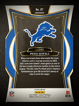 Penei Sewell Parallel Card 