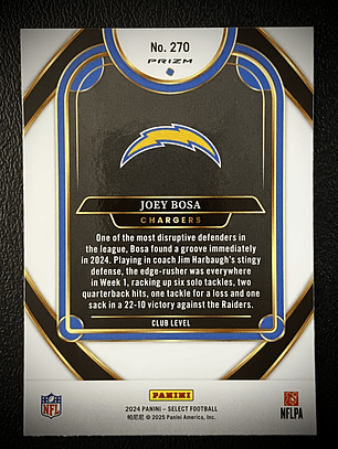 Joey Bosa Parallel Card 