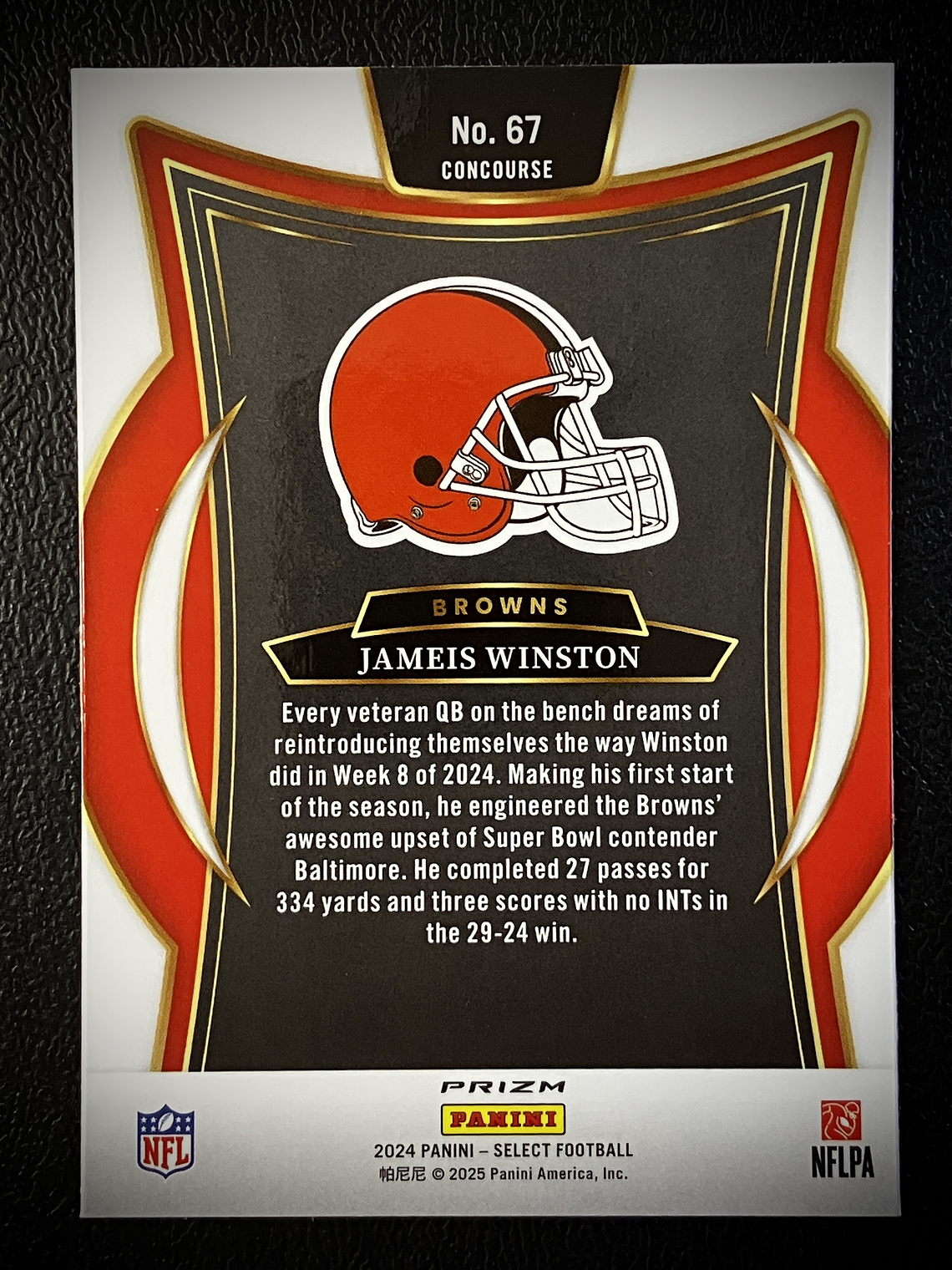 Jameis Winston Parallel Card  2