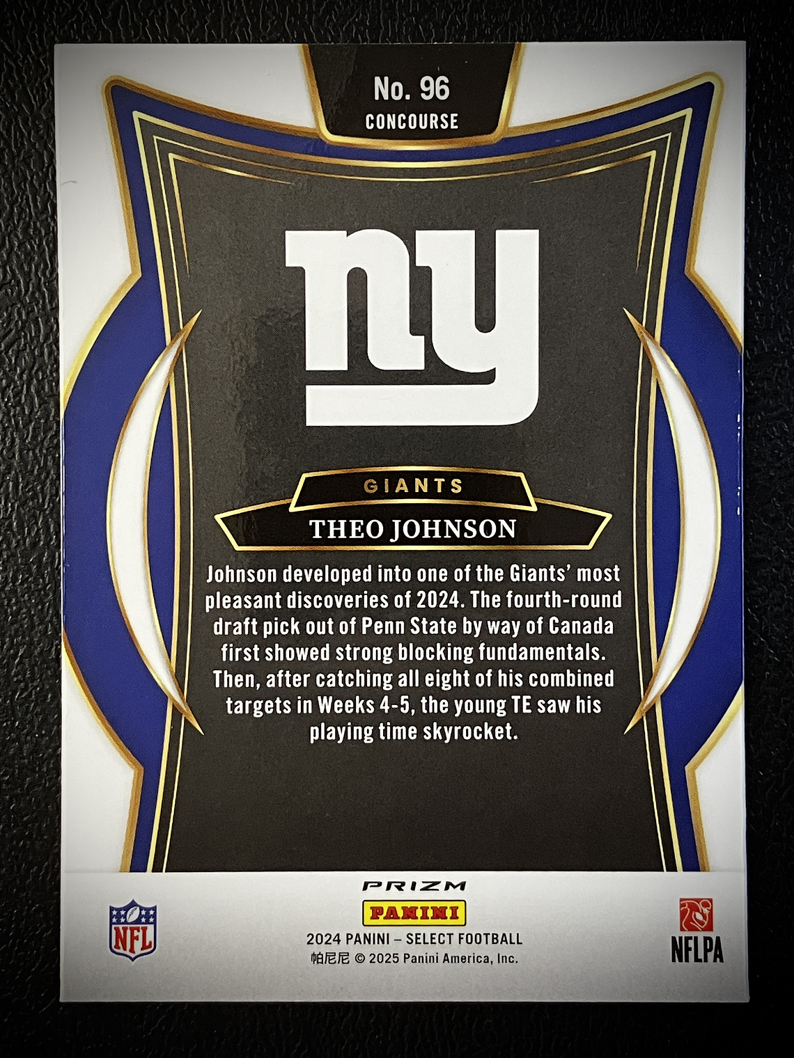 Theo Johnson Parallel Card 2