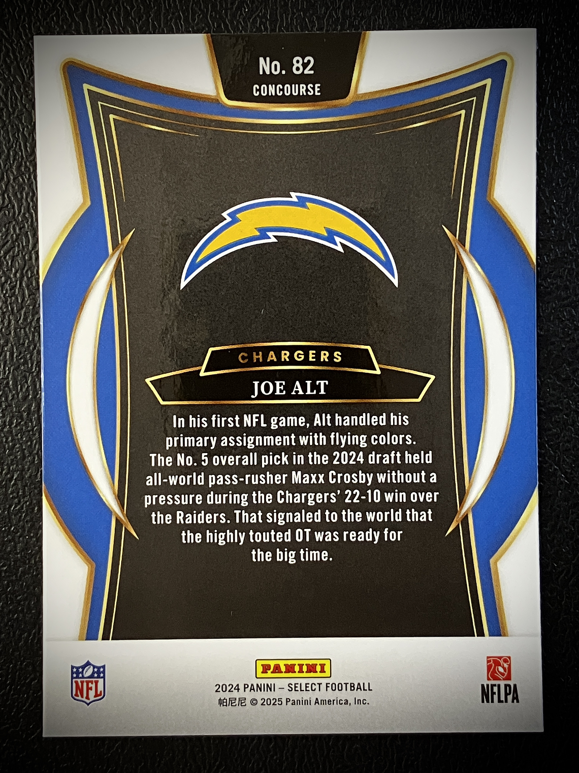 Joe Alt Rookie Card  2