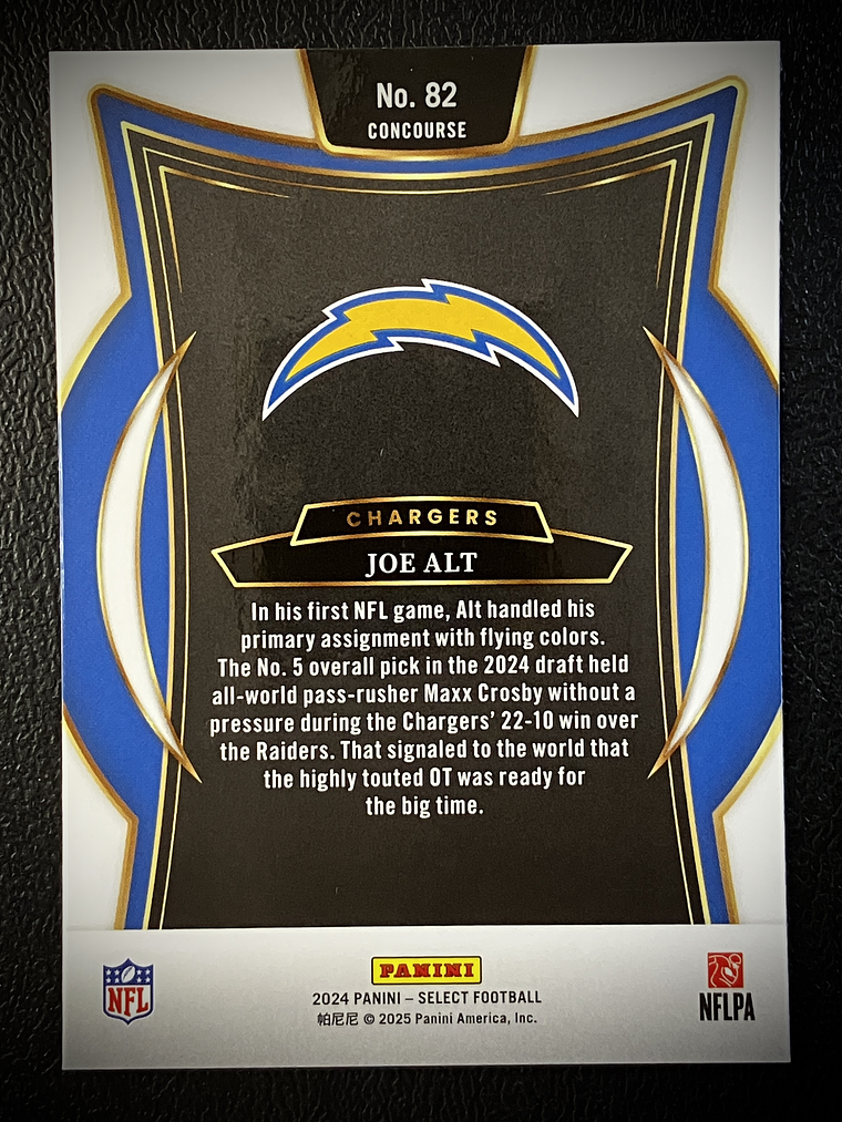 Joe Alt Rookie Card  2