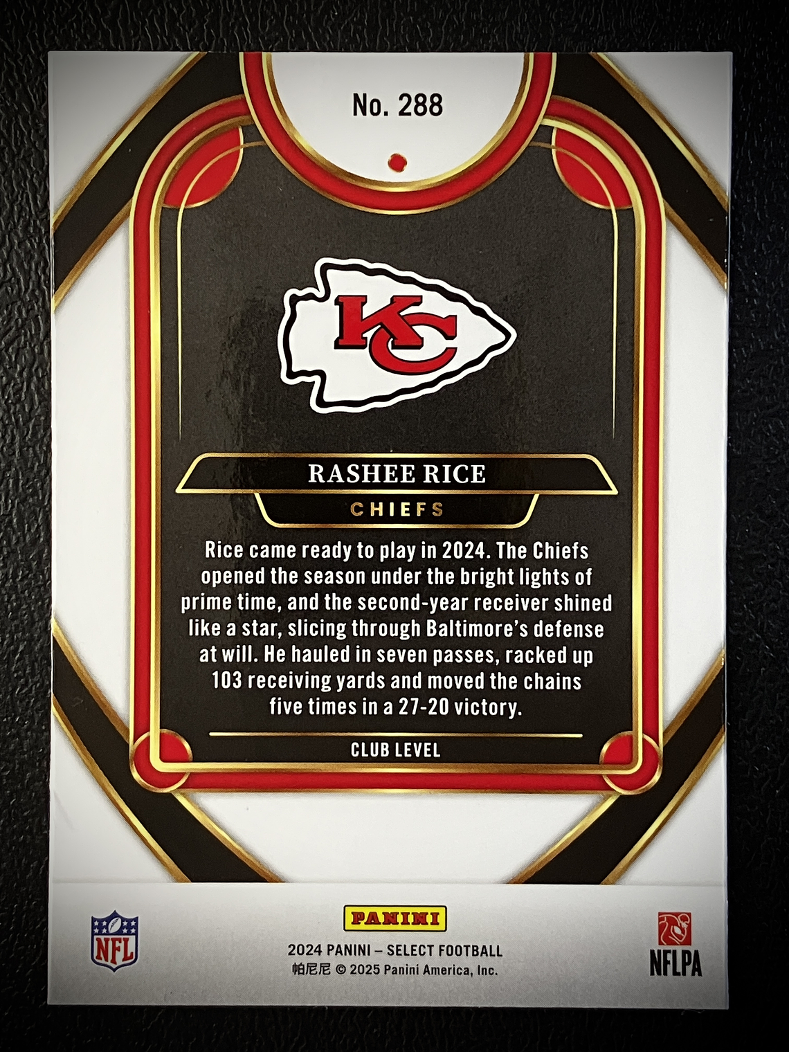 Rashee Rice Base Card  2