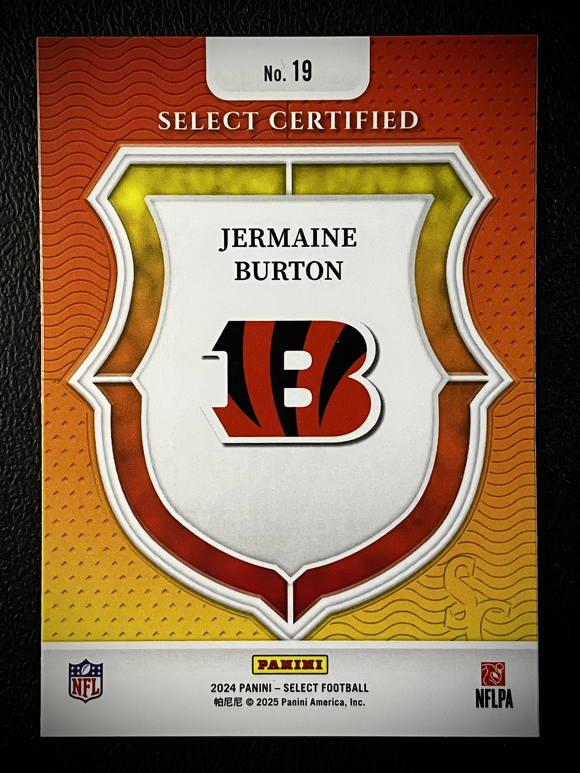 Jermaine Burton Insert Card 2