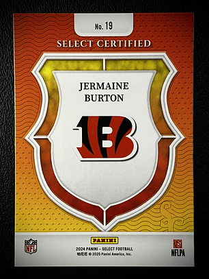 Jermaine Burton Insert Card