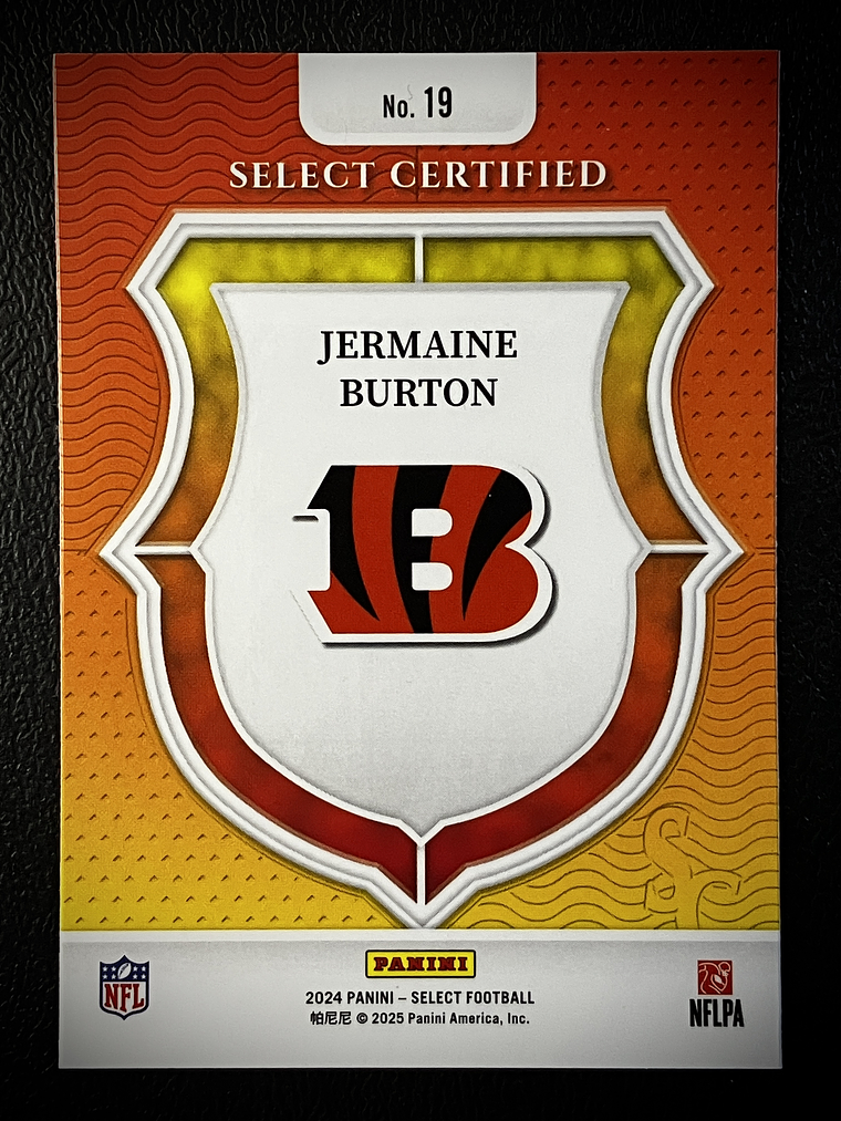 Jermaine Burton Insert Card 2
