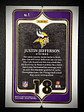 Justin Jefferson Insert Card  - thumbnail 2