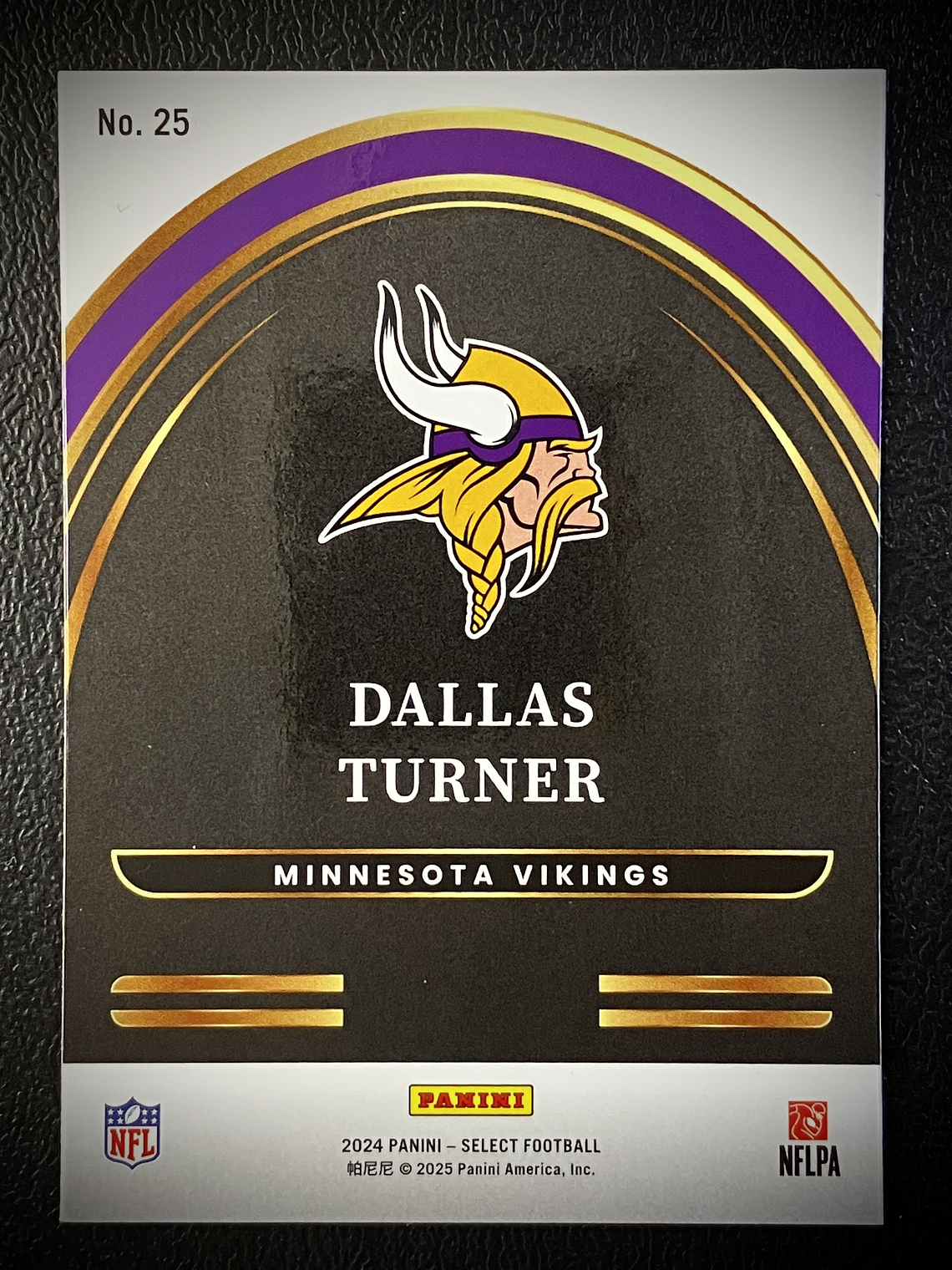 Dallas Turner Insert Card  2