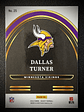Dallas Turner Insert Card  - thumbnail 2