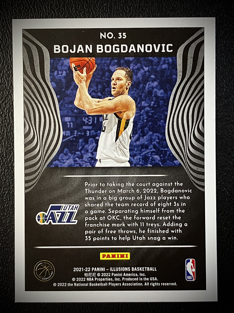 Bojan Bogdanovic Base Card  2