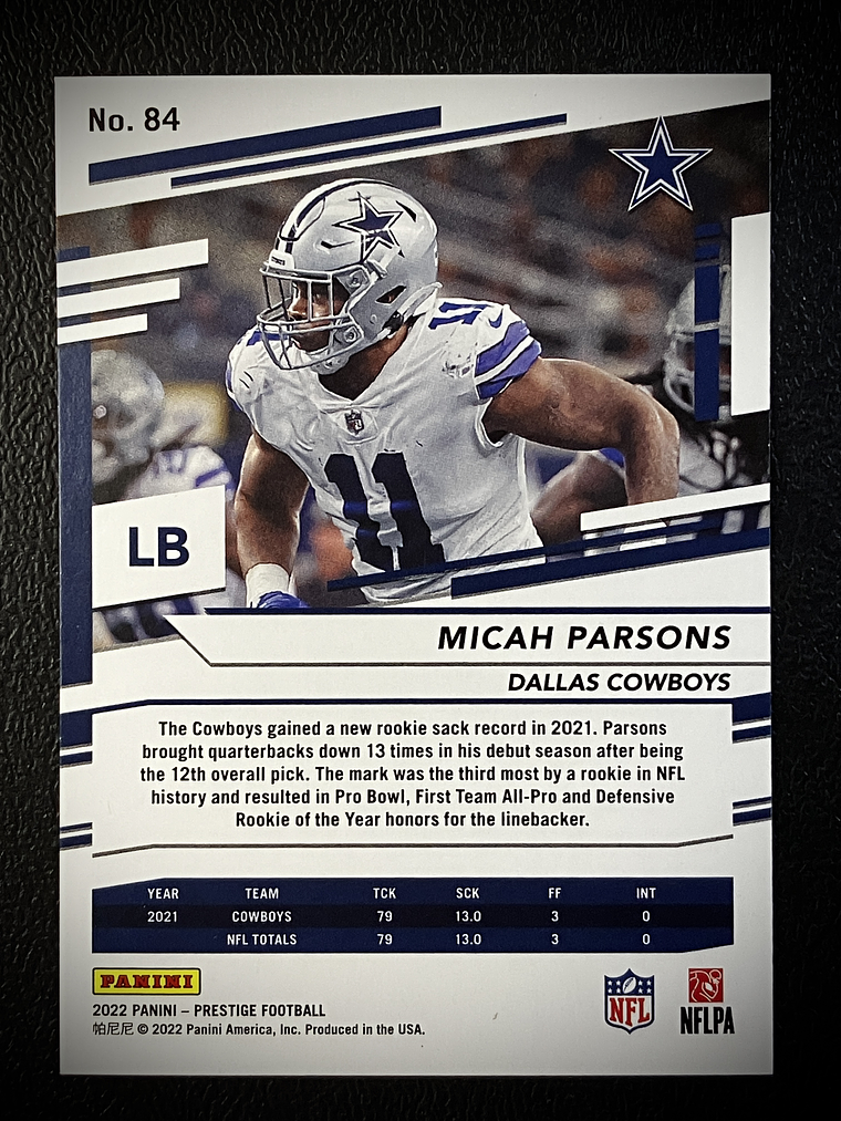 Micah Parsons Parallel Card 2