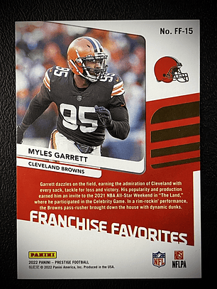 Myles Garrett Insert Card 