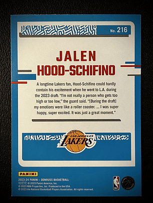Jalen Hood-Schifino Parallel Card