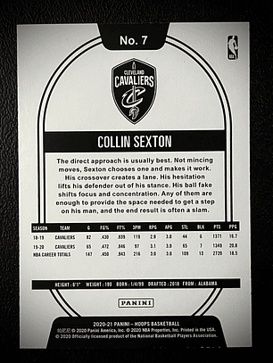 Collin Sexton Parallel Card
